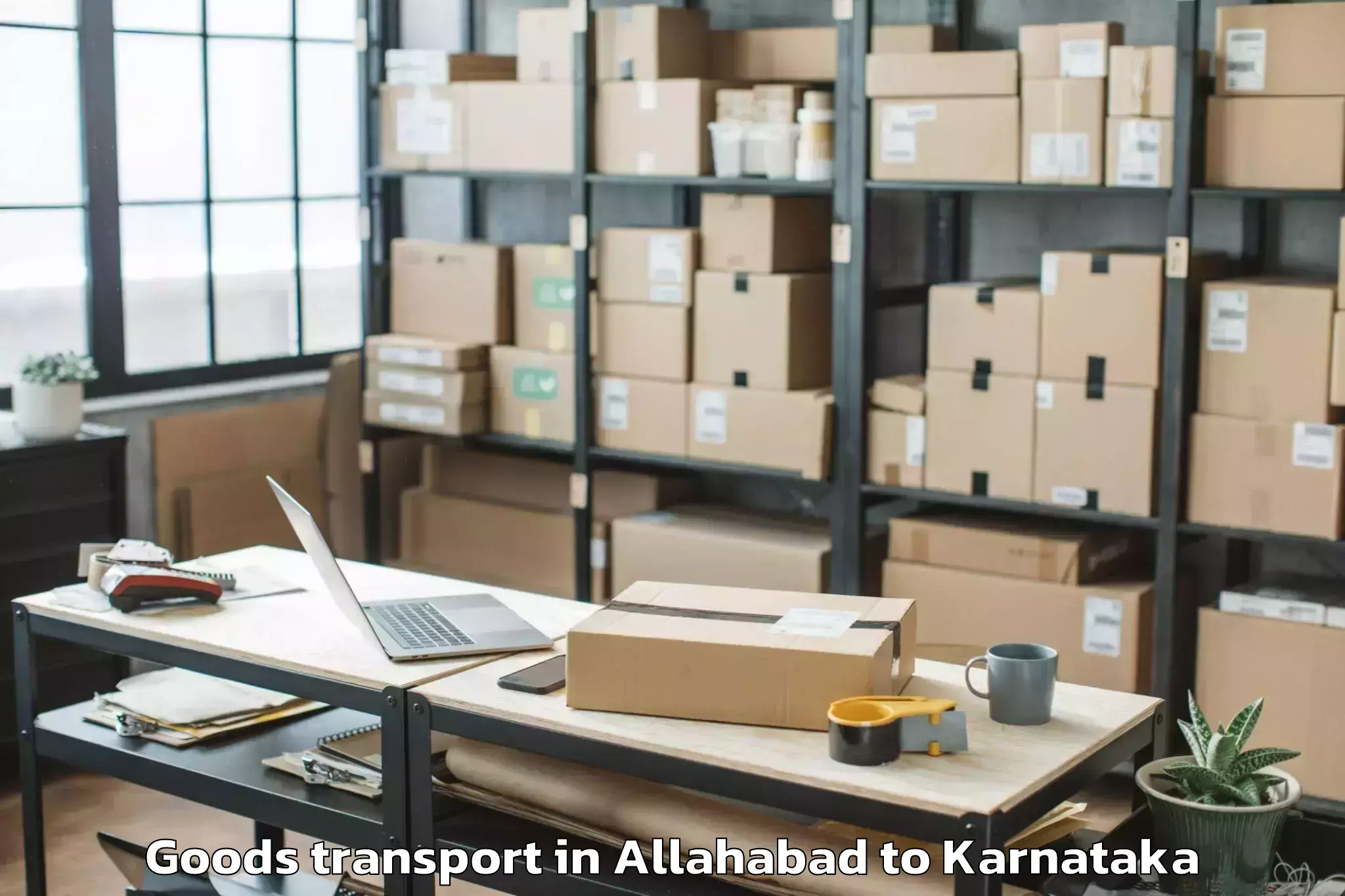 Easy Allahabad to Kuvempu University Shimoga Goods Transport Booking